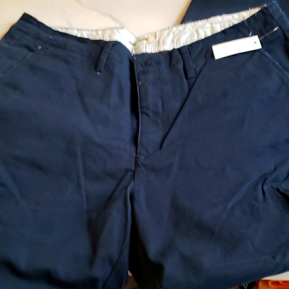 Goodthreads Straight-Fit Vintage Comfort Stretch Cargo Pant Washed Navy 32W 31L - Picture 4 of 10